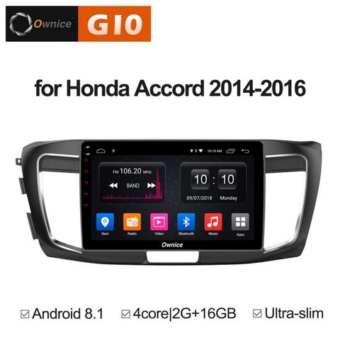 Ownice G10 S1642E  Honda Accord 9 (Android 8.1)